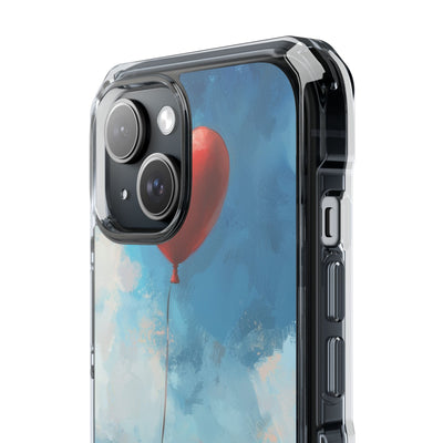 Crimson Heart Sky · Impact Phone Case for iPhone · Magsafe
