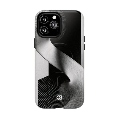Orbital Helix · Tough 2.0 Magnetic Phone Case for iPhone · Black