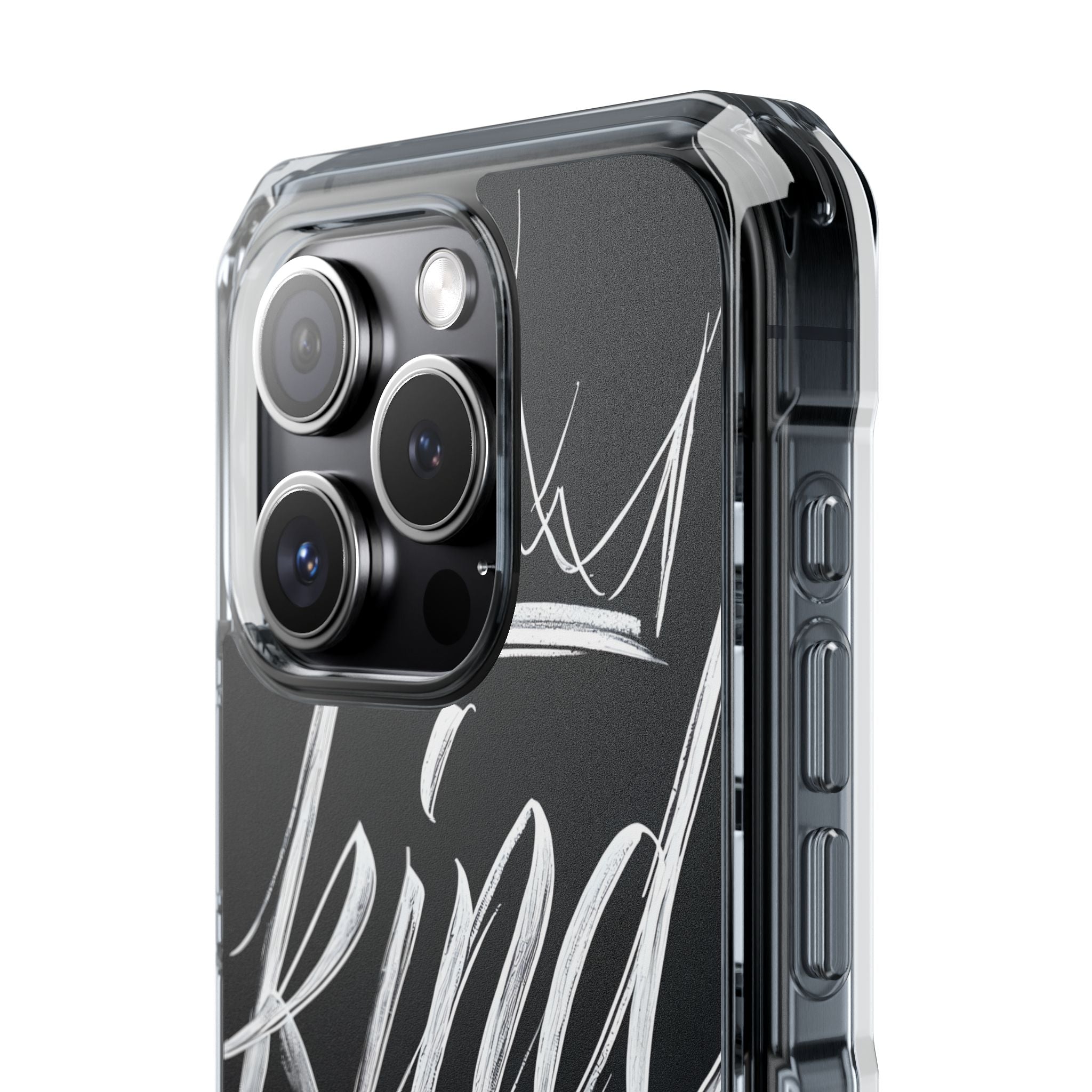 Noir Crown Script · Impact Phone Case for iPhone · Magsafe