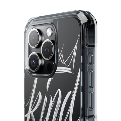 Noir Crown Script · Impact Phone Case for iPhone · Magsafe