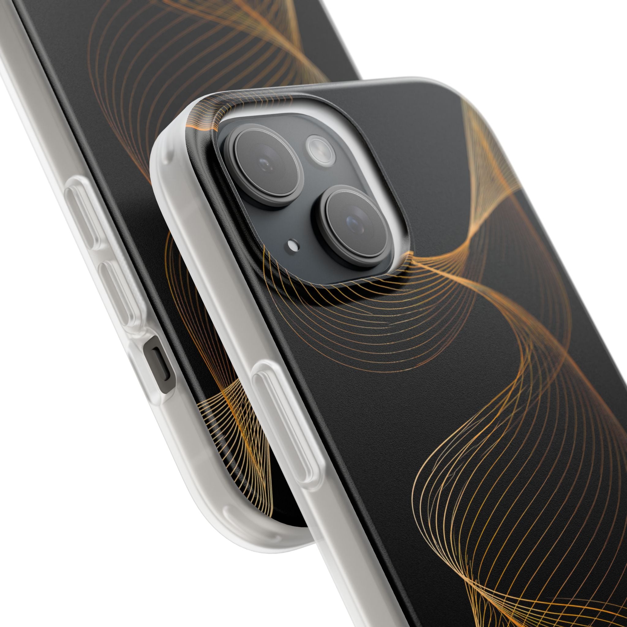 Gold Lite Phone Case for iPhone - Burnished Bronze Helix