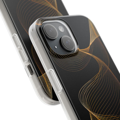 Gold Lite Phone Case for iPhone - Burnished Bronze Helix