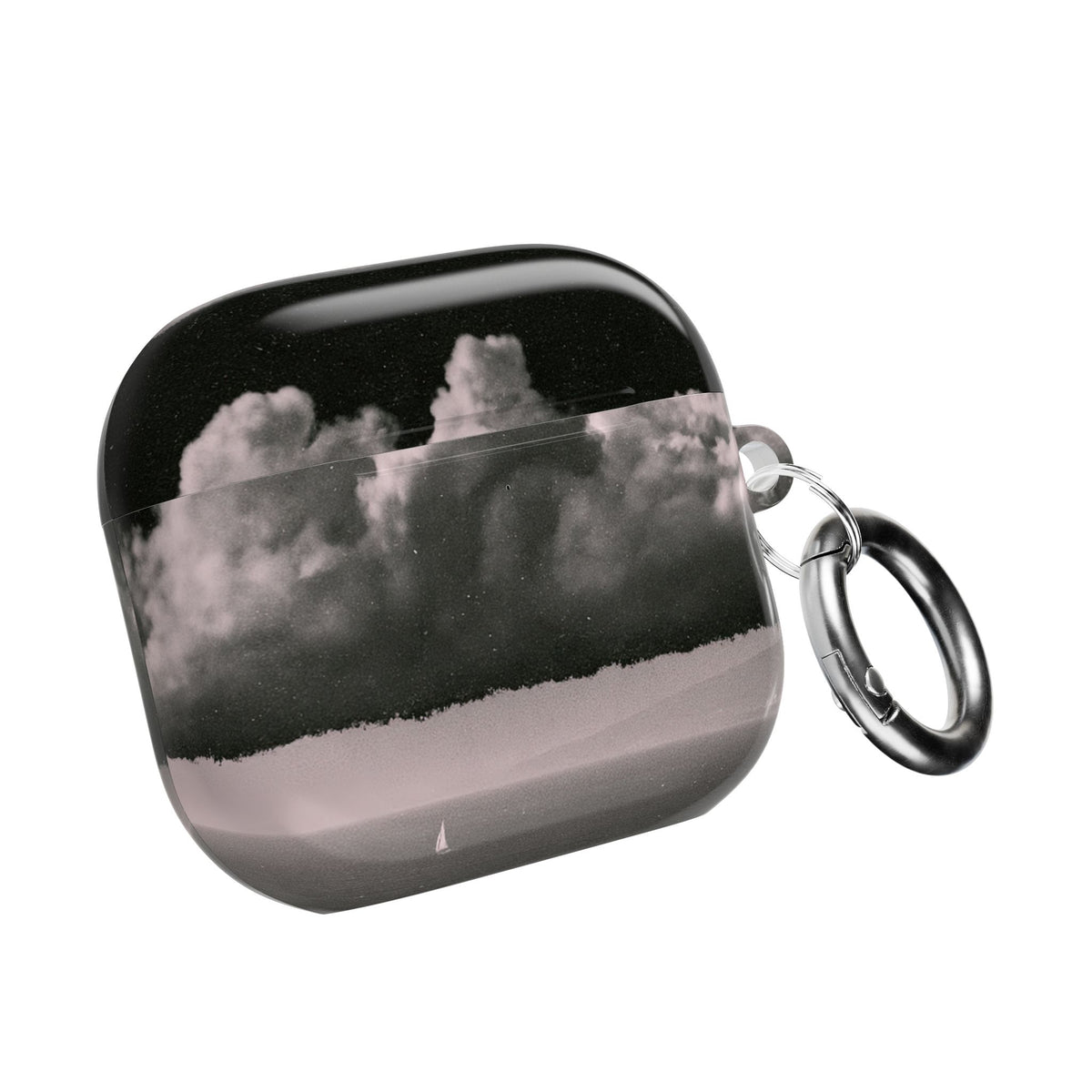 Crimson Horizon · Hard Case for AirPods & AirPods Pro · Black