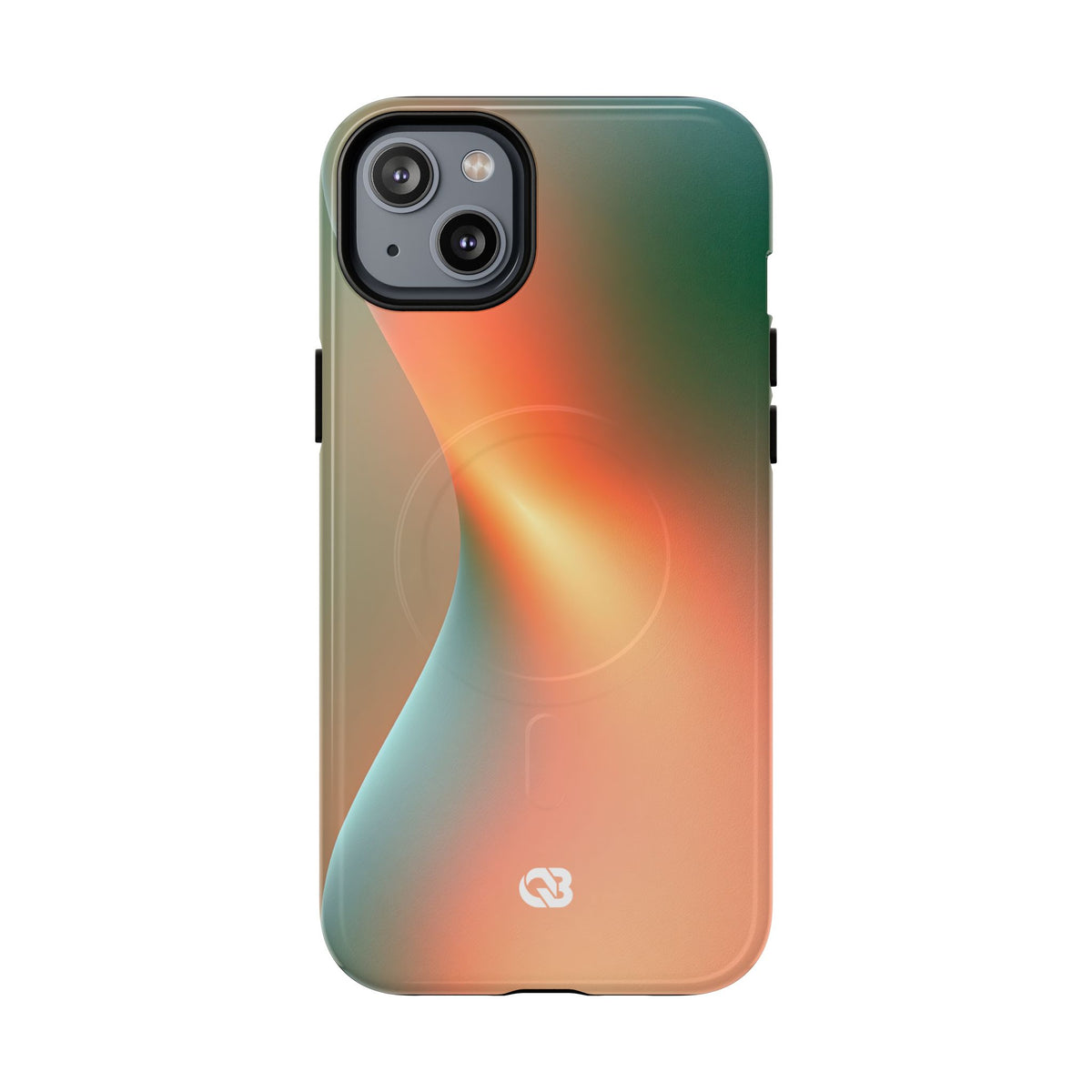 Radiant Contour · Tough 2.0 Magnetic Phone Case for iPhone · Orange