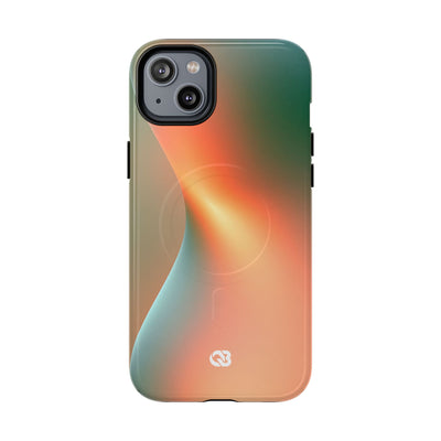 Radiant Contour · Tough 2.0 Magnetic Phone Case for iPhone · Orange