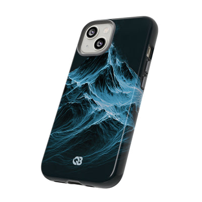 Nordic Frost Peak · Tough Phone Case for iPhone · Blue