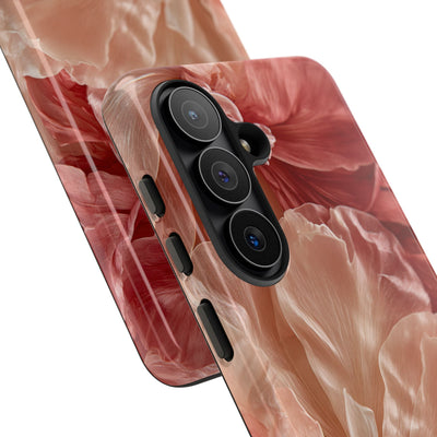 Blush Silk Bloom · Tough Phone Case for Samsung · Pink