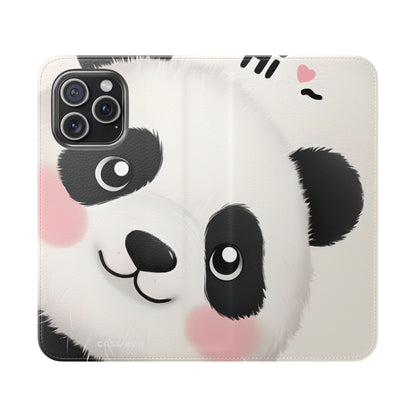 Peeking Panda Blush - iPhone 15 Pro Max Case - Wallet