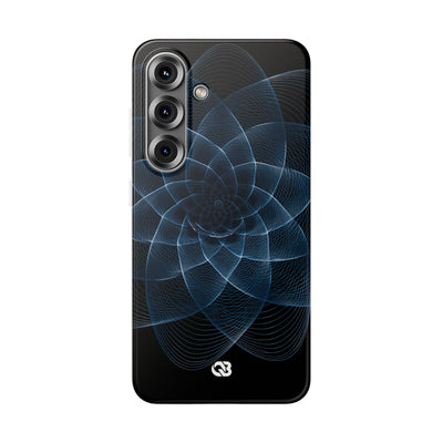 Blue Lite Phone Case for Samsung - Cobalt Geometric Bloom