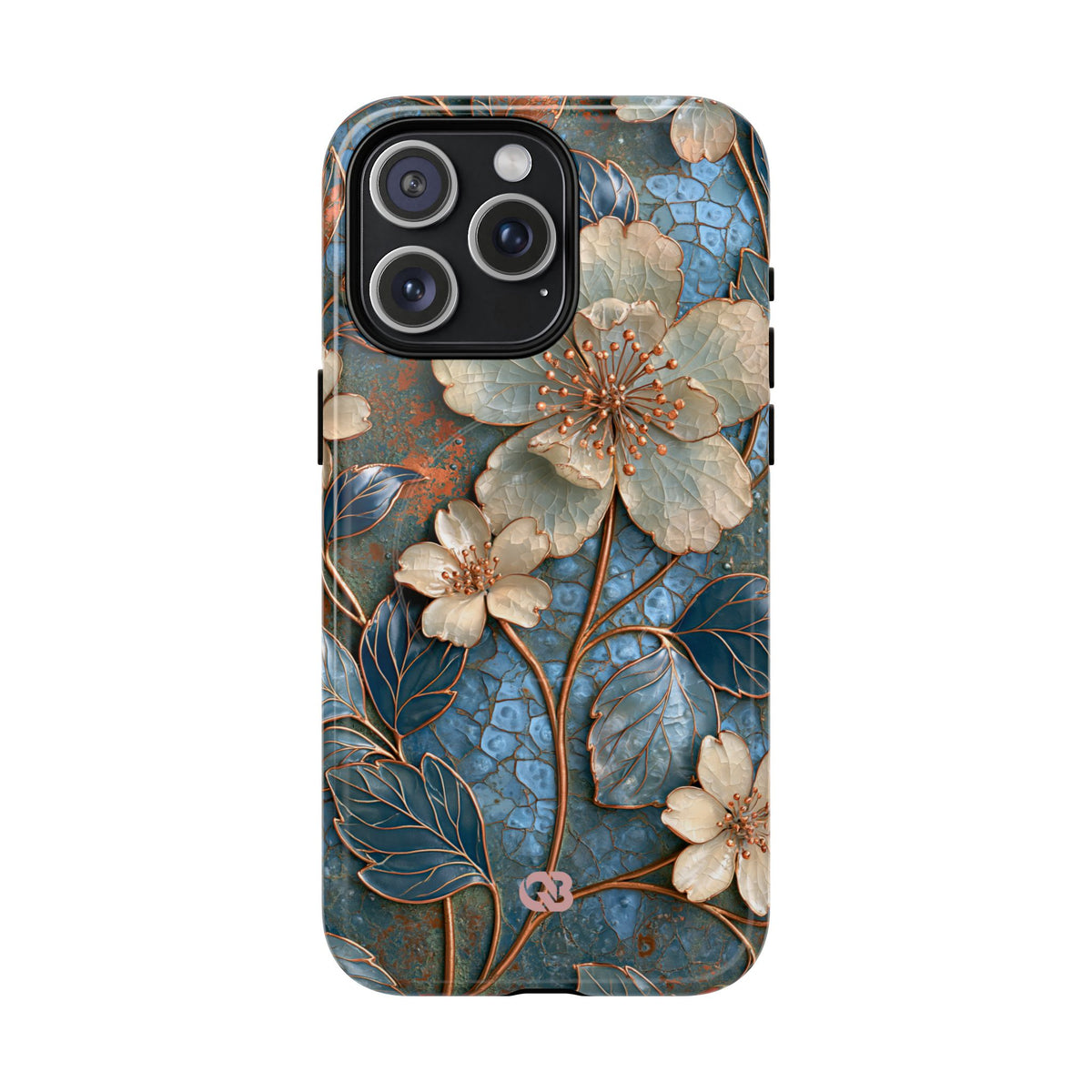 Gilded Blossom Reverie · Tough 2.0 Magnetic Phone Case for iPhone · Teal