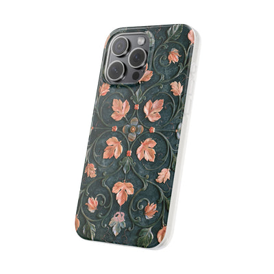 Florentine Rose Arabesque · Lite Phone Case for iPhone ·  Green