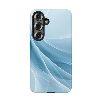 Blue Tough Phone Case for Samsung - Arctic Silk Drift