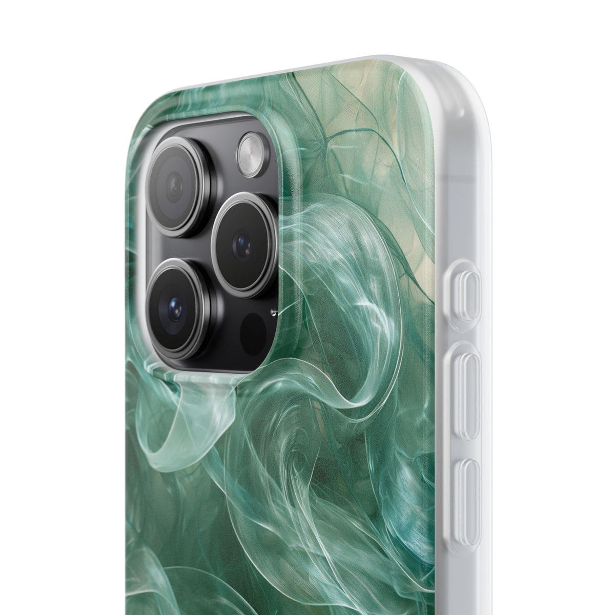 Translucent Aqua Flow · Lite Phone Case for iPhone ·  Teal