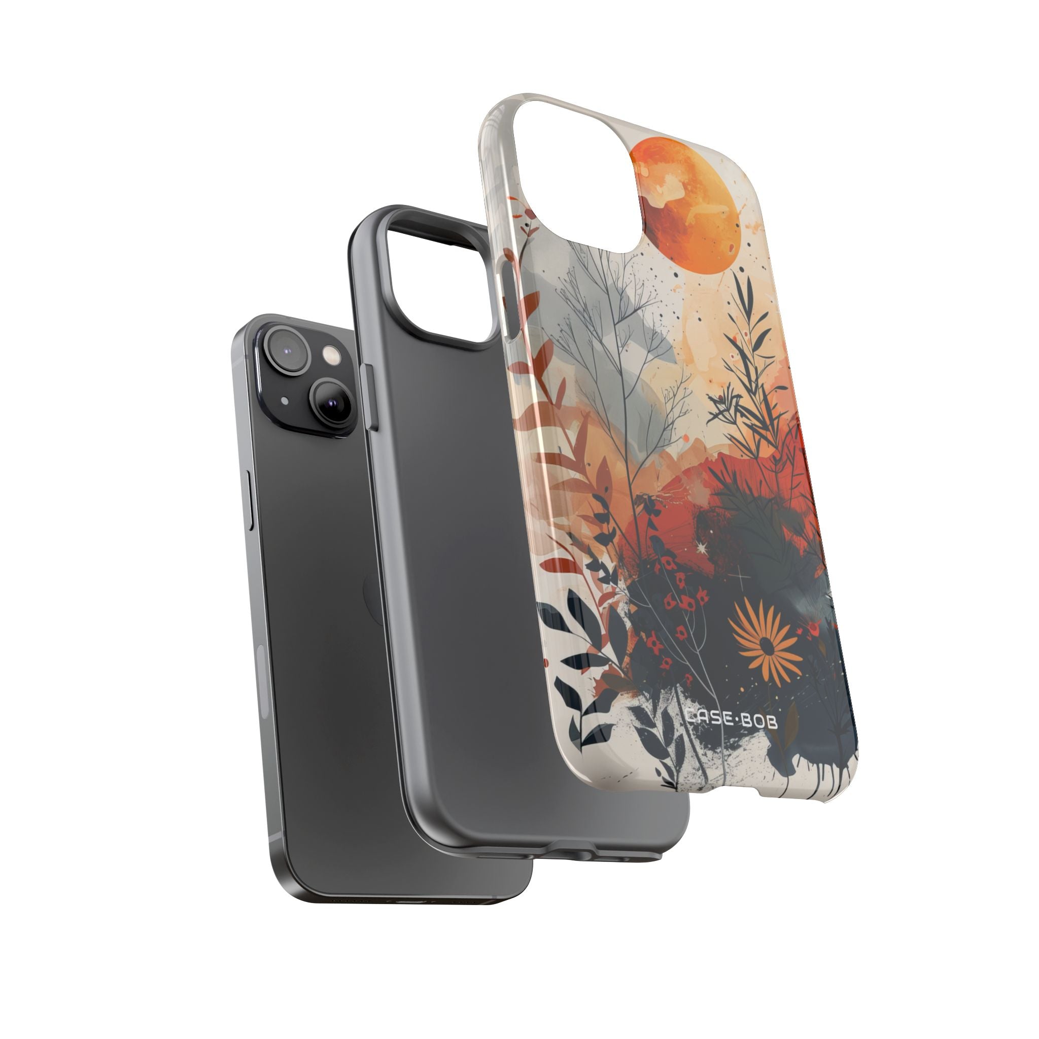 Orange Solstice iPhone 14 Plus Case - Tough