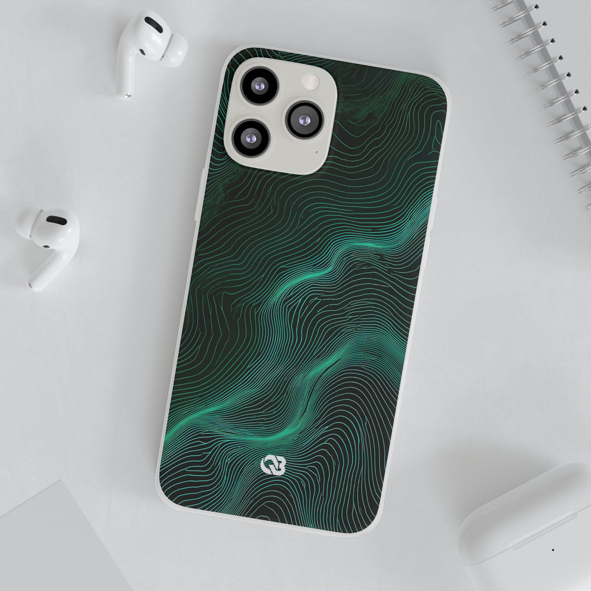 Emerald Topo Ridge · Lite Phone Case for iPhone ·  Green
