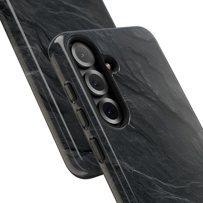 Dark Slate Strata · Tough Phone Case for Samsung · Black