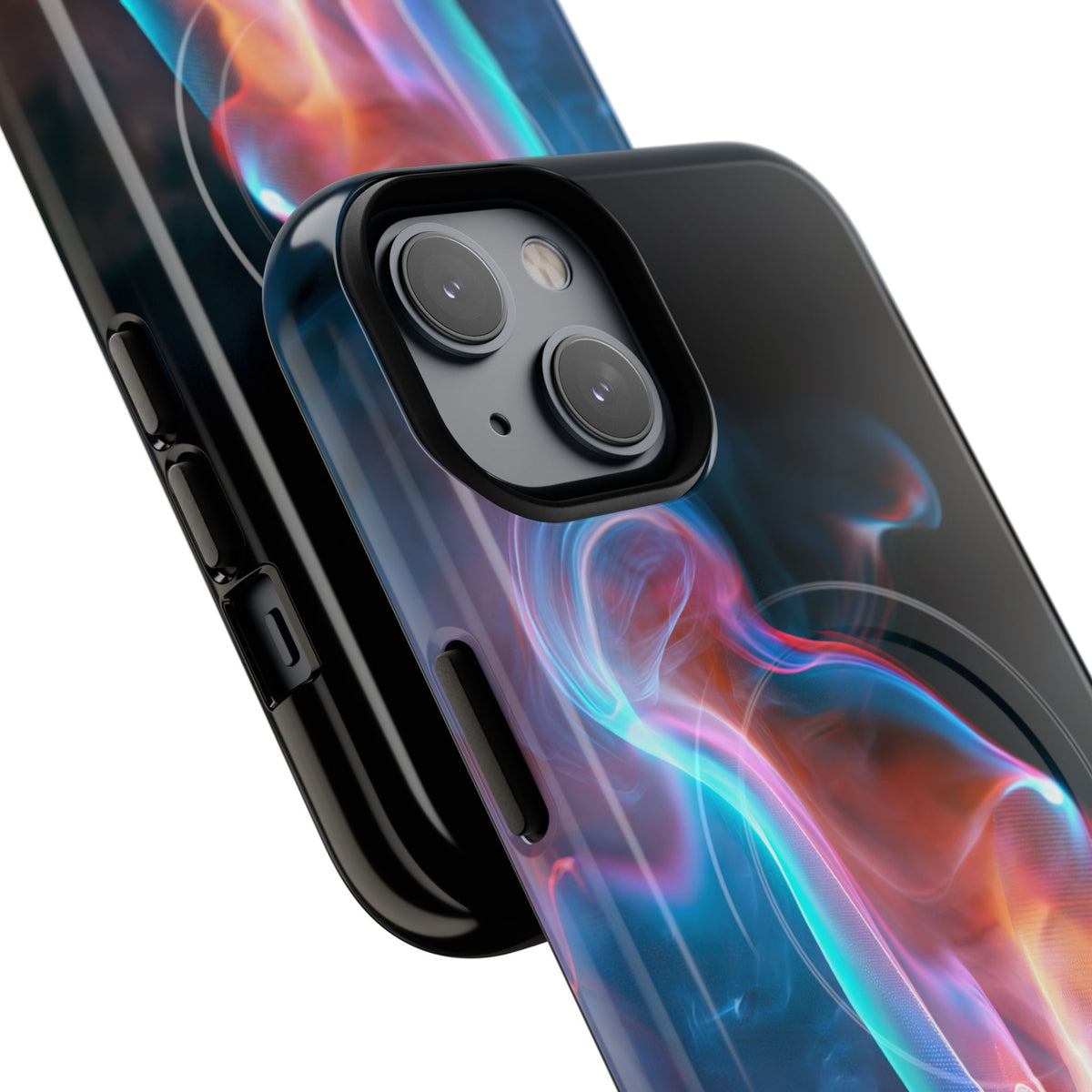 Neon Waveform · Tough 2.0 Magnetic Phone Case for iPhone · Black