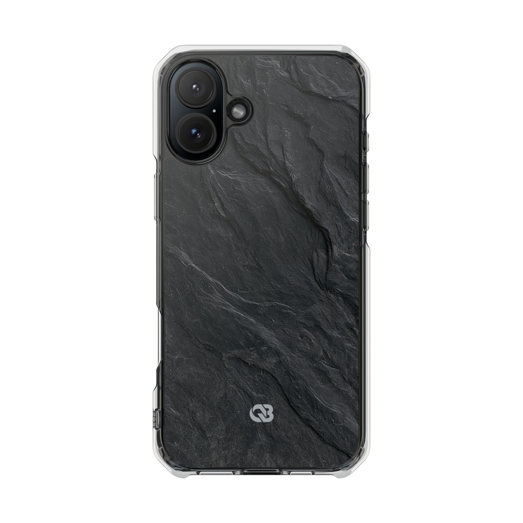 Black Impact MagSafe Phone Case for iPhone - Midnight Slate Ridge