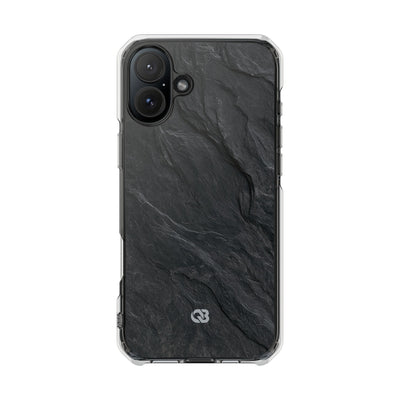 Black Impact MagSafe Phone Case for iPhone - Midnight Slate Ridge