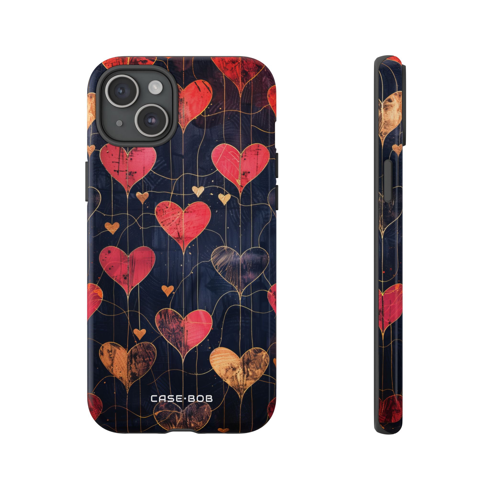 Golden Hearts Network iPhone 15 Plus Case - Tough