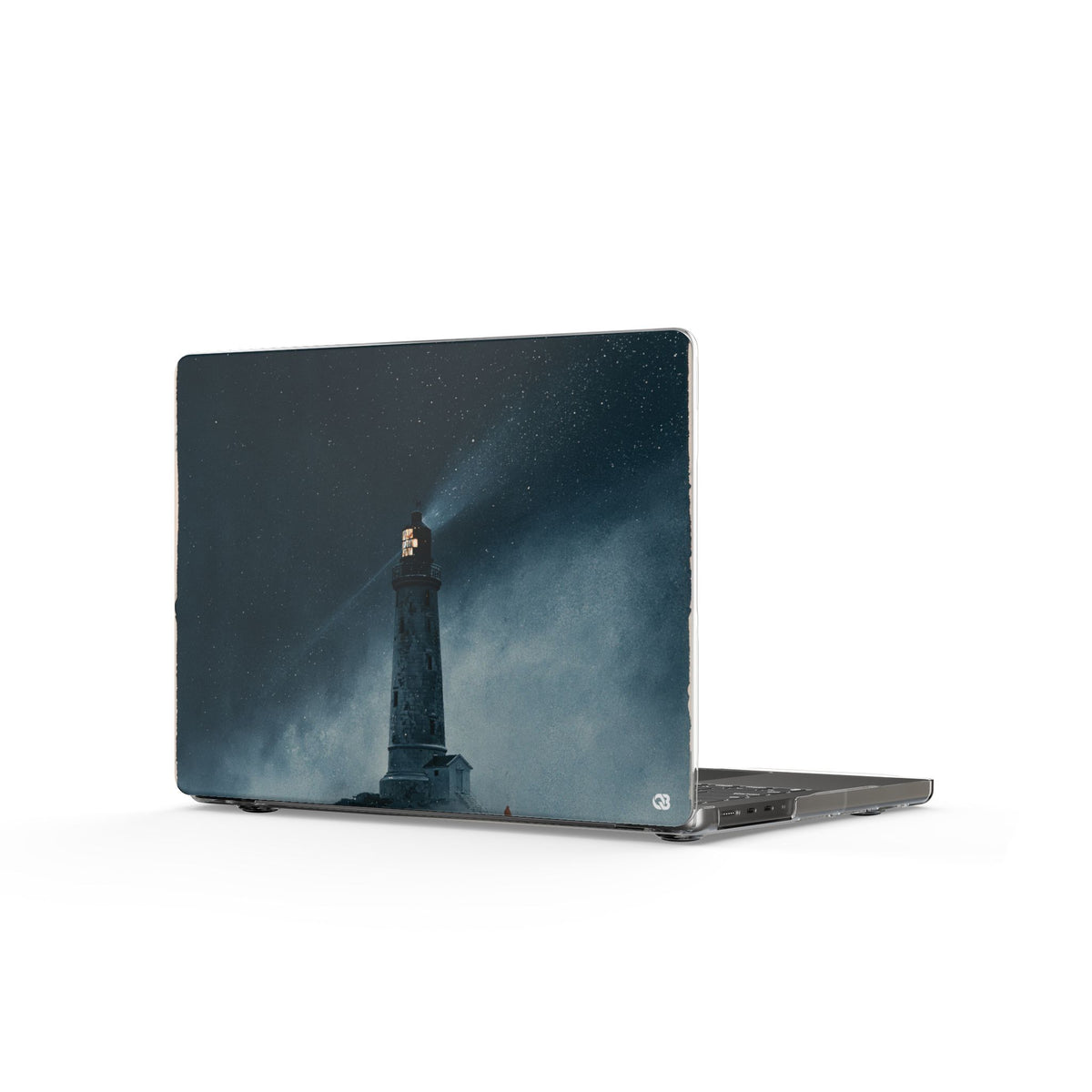 Nordic Coastal Beacon · Clear Hard Case for MacBook · Blue