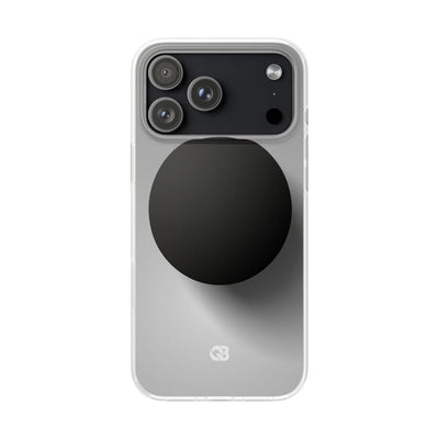 Grey Lite Phone Case for iPhone - Matte Onyx Sphere