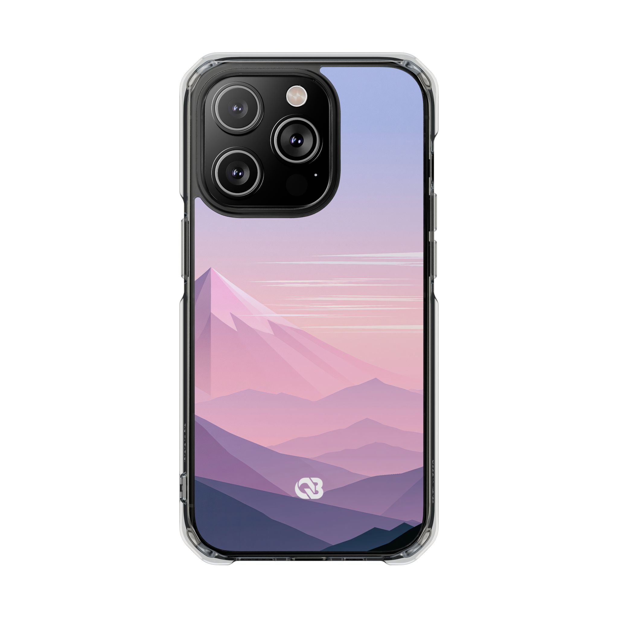 Purple Impact MagSafe Phone Case for iPhone - Lavender Alpine Dawn