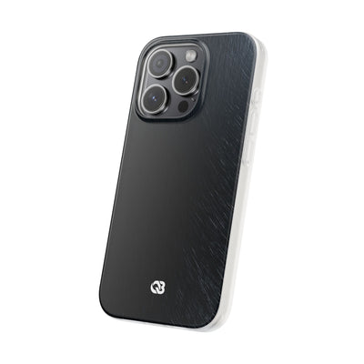 Brushed Obsidian Steel · Lite Phone Case for iPhone ·  Black