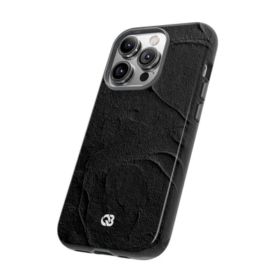 Obsidian Stucco Relief · Tough Phone Case for iPhone · Black