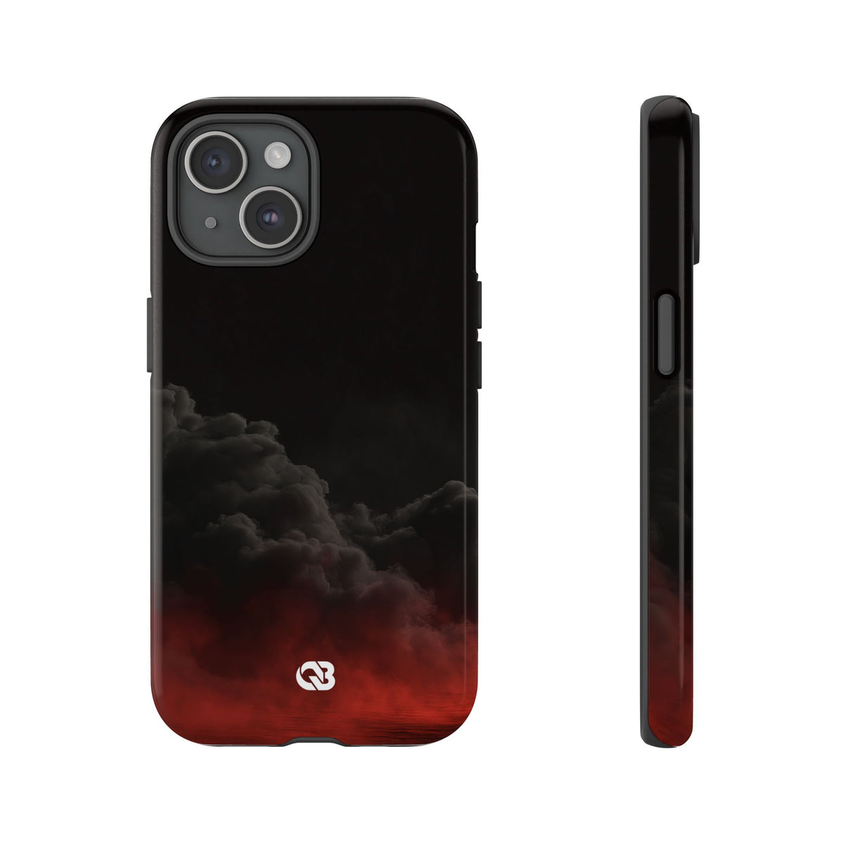 Crimson Fog Void · Tough Phone Case for iPhone · Black