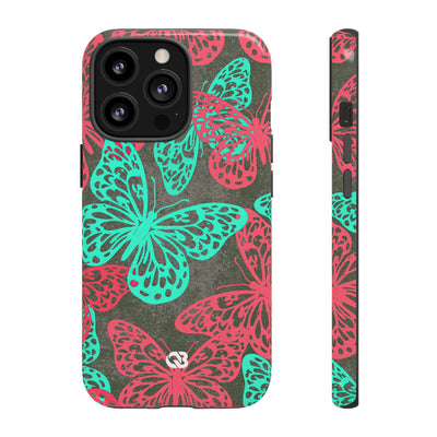 Electric Papillon · Tough Phone Case for iPhone · Pink