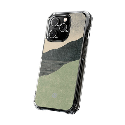Green Impact MagSafe Phone Case for iPhone - Moss Ridge Grain