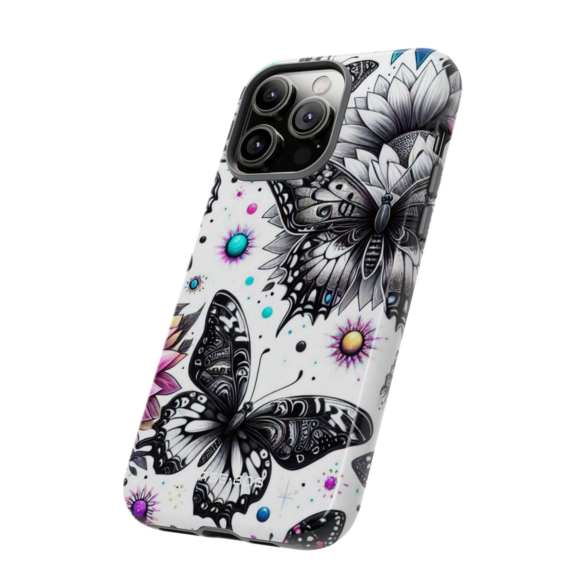 Butterfly Bloom iPhone 14 Pro Max Case - Tough