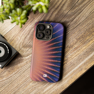 Luminous Aura Burst · Tough Phone Case for iPhone · Blue