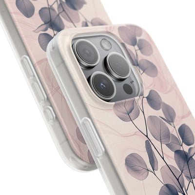 Ethereal Indigo Eucalyptus · Soft Phone Case for iPhone