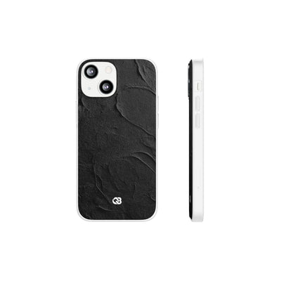 Obsidian Stucco Relief · Lite Phone Case for iPhone ·  Black