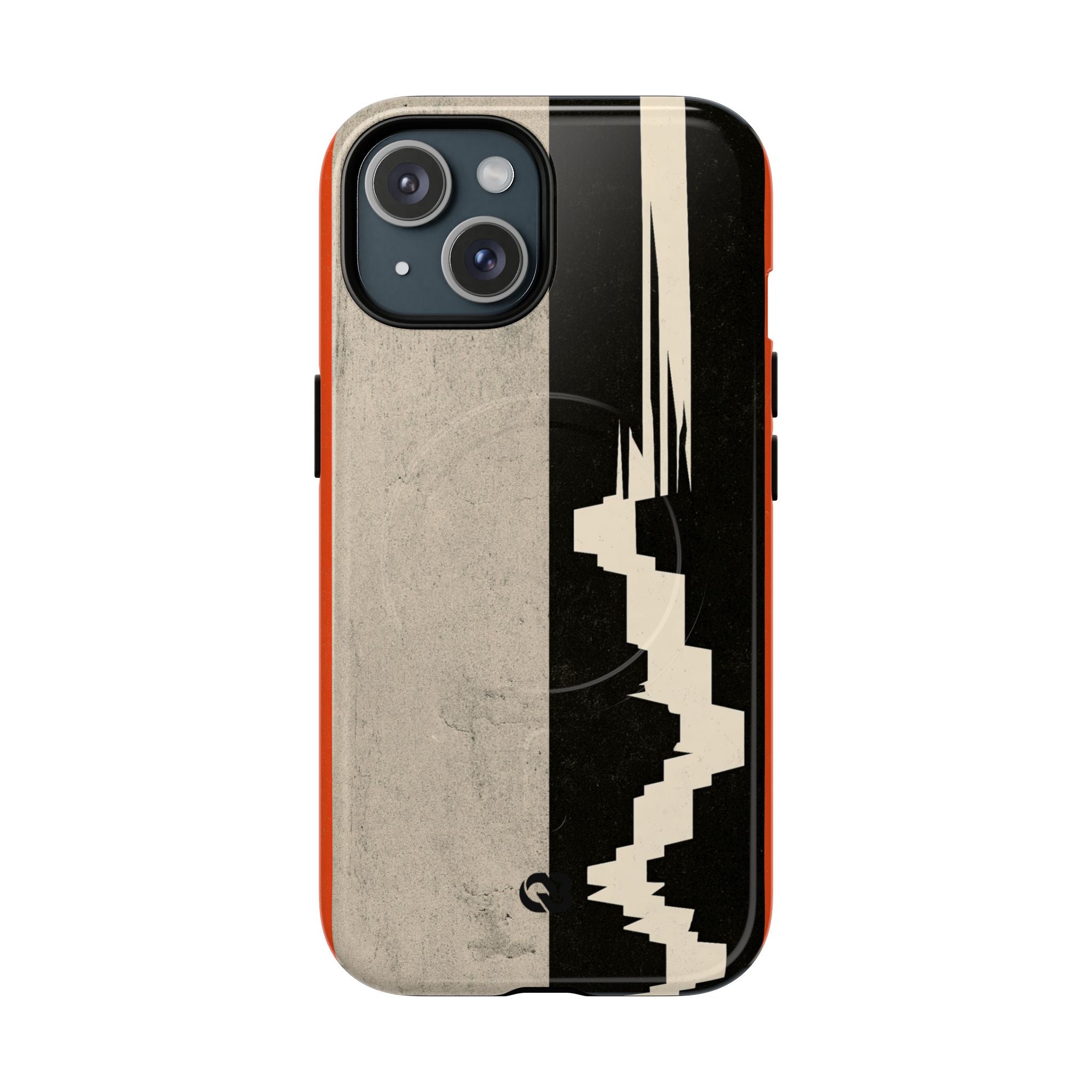 Orange Tough 2.0 Magsafe Phone Case for iPhone - Orange Monolith Rift