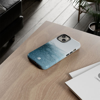 Teal Tough Phone Case for iPhone - Arctic Pulse Mesh