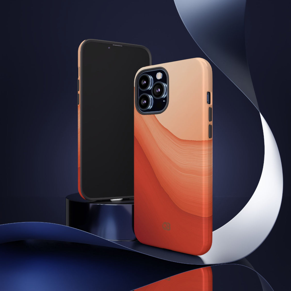 Terracotta Flow · Tough Phone Case for iPhone · Orange