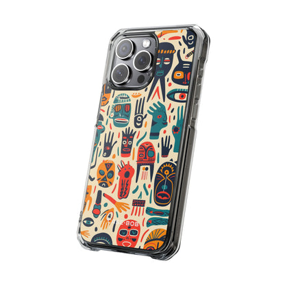 Lebendige Gesichter iPhone 15 Pro Max Case - Impact