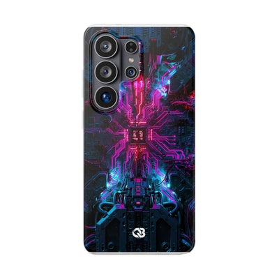 Neural Circuit Core · Lite Phone Case for Samsung · Black