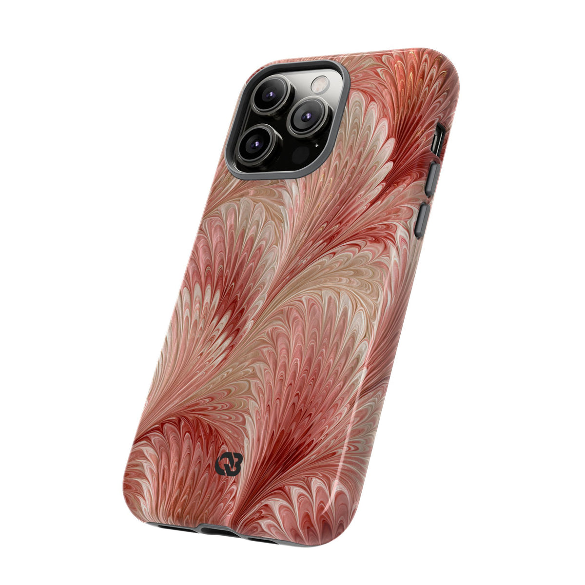 Blush Petal Plume · Tough Phone Case for iPhone · Pink