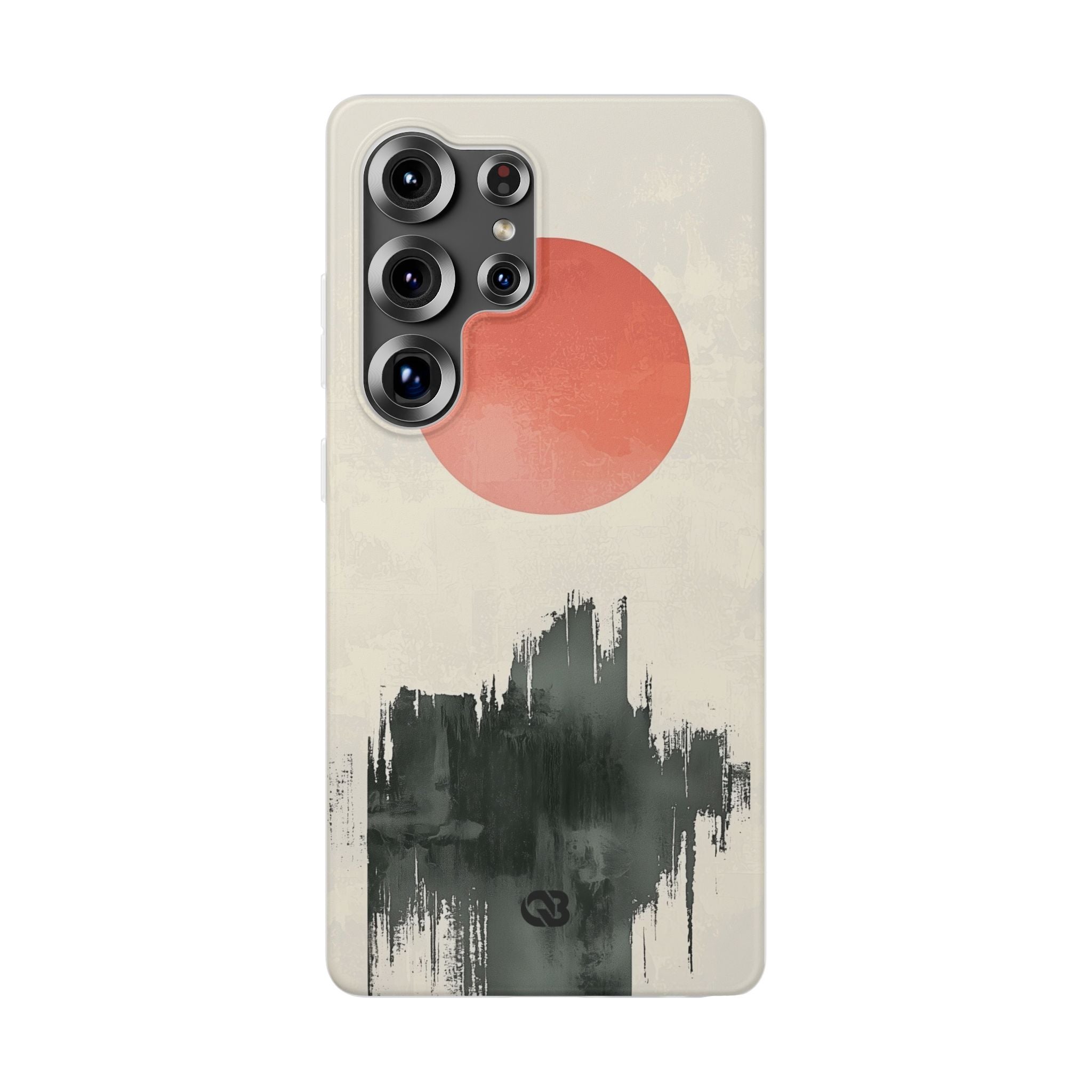Crimson Sun Strokes · Soft Phone Case for Samsung