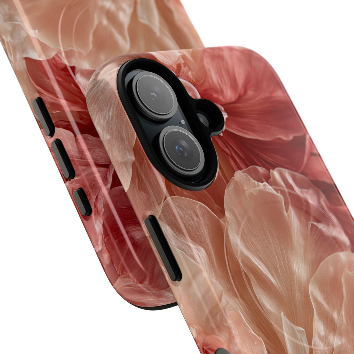 Blush Silk Bloom · Tough 2.0 Magnetic Phone Case for iPhone · Pink