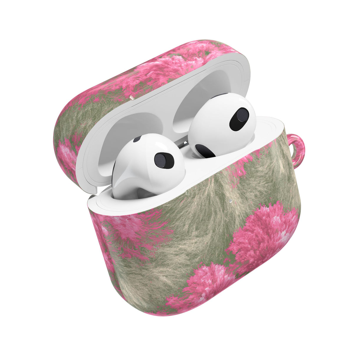 Digital Blossom · Hard Case for AirPods & AirPods Pro · Pink