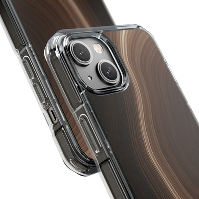 Brown Impact MagSafe Phone Case for iPhone - Bronzed Canyon Relief