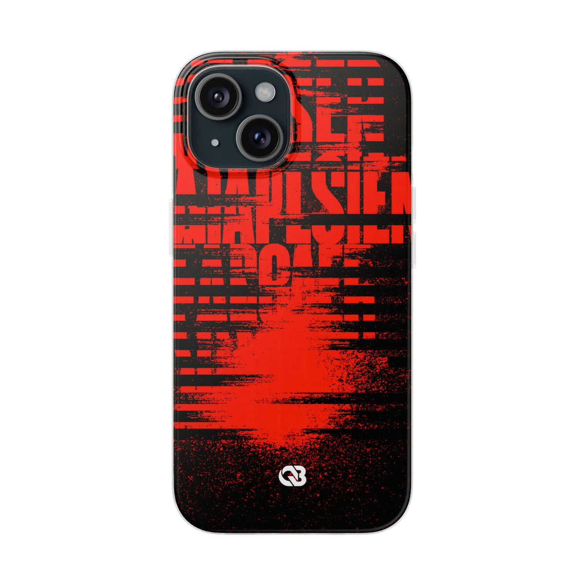 Crimson Redaction · Lite Phone Case for iPhone ·  Black