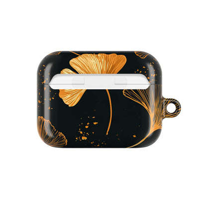 Gilded Ginkgo · Hard Case for AirPods & AirPods Pro · Gold