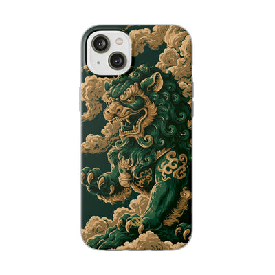 Imperial Guardian Lion · Lite Phone Case for iPhone ·  Green