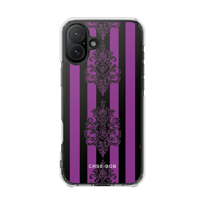 Damask Elegance Purple iPhone 16 Plus Case - Impact